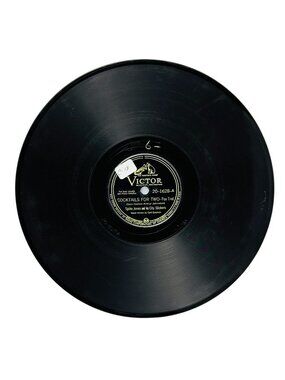 Spike Jones Cocktails For Two 10in Shellac 78 RPM Victor Records 20-1628